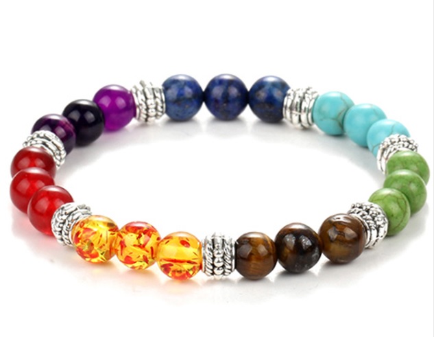 7 Chakra Lava Stone Diffuser Bracelet Crystal Reiki Healing Balancing  Natural Gemstone Round Beads bracelet for men & women - Tantra Astro